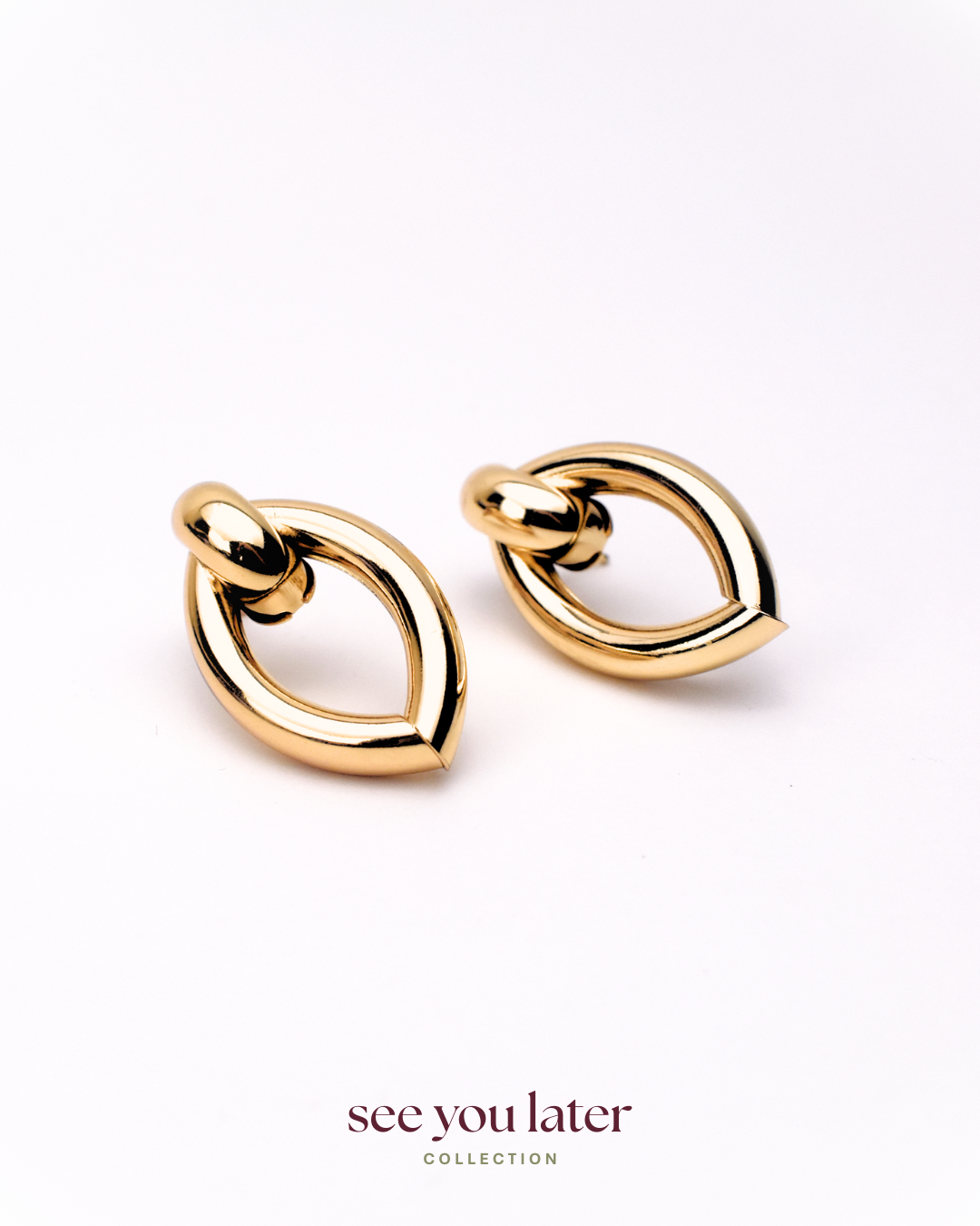 Waterdrop Gold Earrings