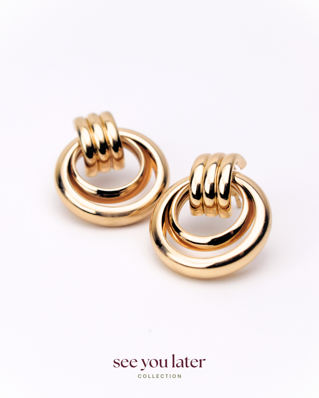 Orb Gold Earrings