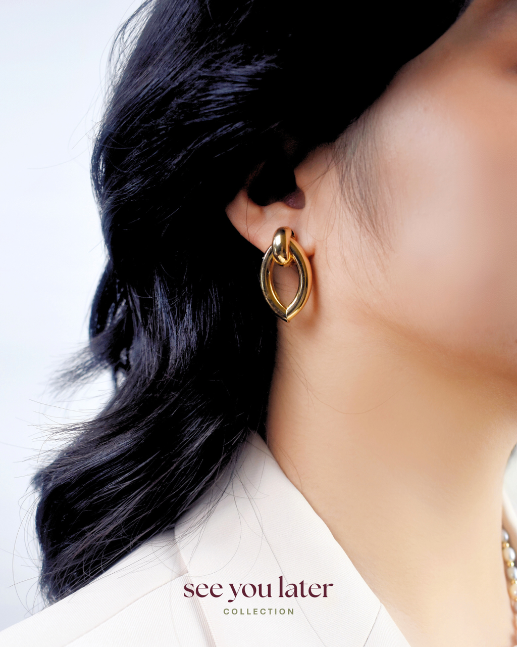 Waterdrop Gold Earrings