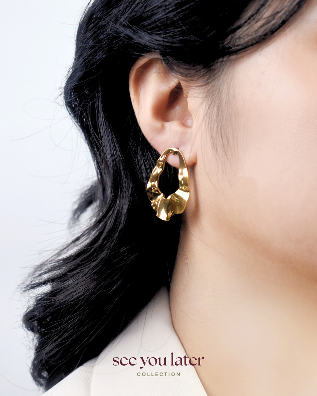 Leafy Gold Earrings