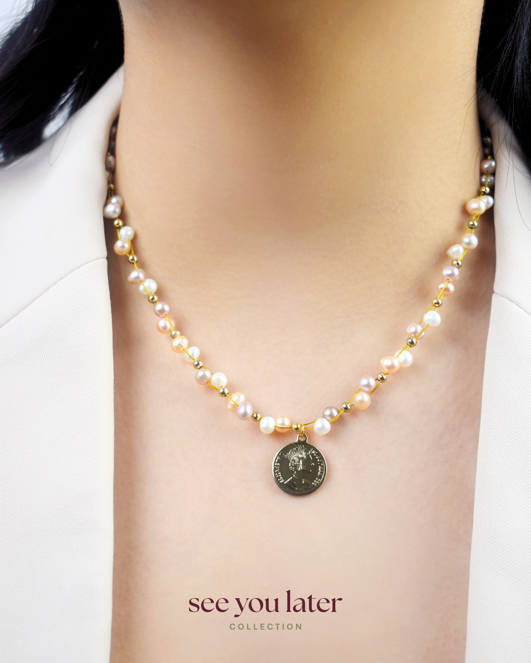 Aluna Necklace with Pendant