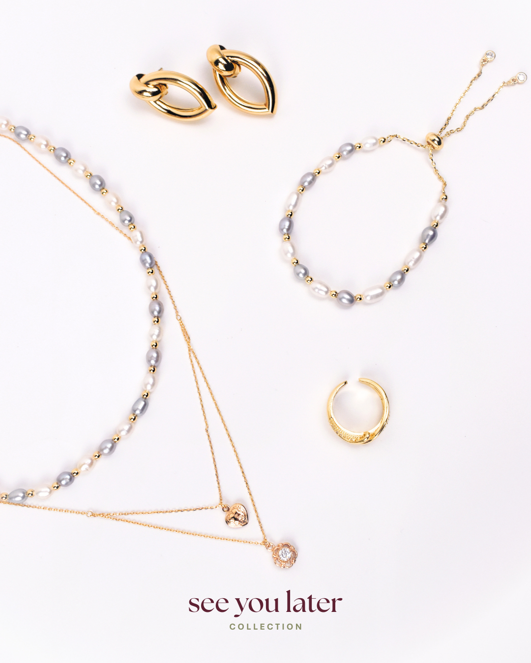 Waterdrop Gold Earrings